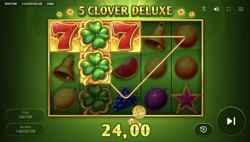 5 Clover Deluxe - osnovna igra pobjeda
